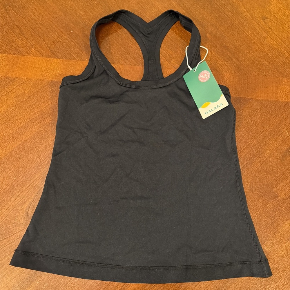 HALARA Black Racerback Tank Top